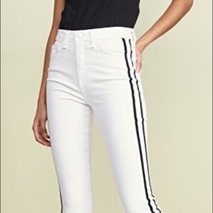 Veronica Beard white jeans